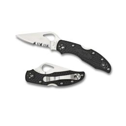 Byrd Meadowlark2 Folder 2.9 in Plain Blade Black FRN Handle