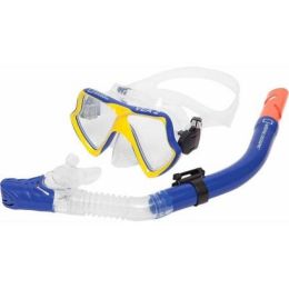 Nat Geo VEA2 Cmb Mask and VIVA 2 Snorkel Blue/YL Med