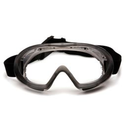 Pyramex Capstone Shield Clear AF Lens Goggle w/Clear Shield