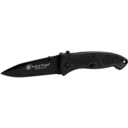 S&W SWATB Assisted 2.5 in Black Blade Aluminum Handle