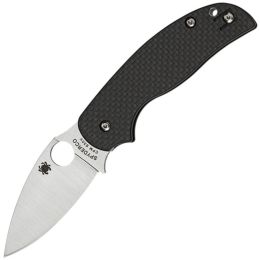 Spyderco Sage 5 Folder 3.03 in Plain Carbon Fiber Handle