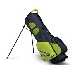 Callaway Fusion Zero Stand Bag - Titanium/Neon Yellow/Black