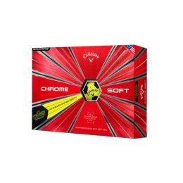 Callaway Chrome Soft Truvis Golf Ball 12-Pack Yellow/Black