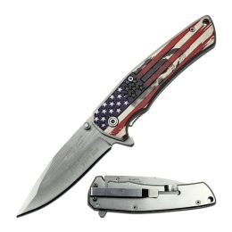 MTech USA Spring Assisted Knife 3.25in Blade 7.75in Overall
