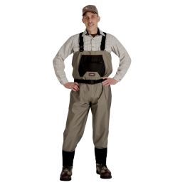 Caddis Mens Breathable Stockingfoot Waders - Medium Tan