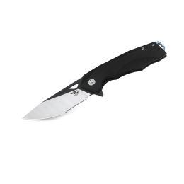Bestech Toucan Folder Blk SW-Satin Plain Black G-10 Handle