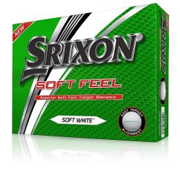 Srixon 2019 Soft Feel Golf Ball-White-Dozen