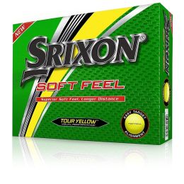 Srixon 2019 Soft Feel Golf Ball-Yellow-Dozen