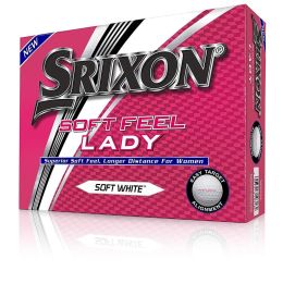 Srixon 2019 Soft Feel Golf Lady Ball-White-Dozen