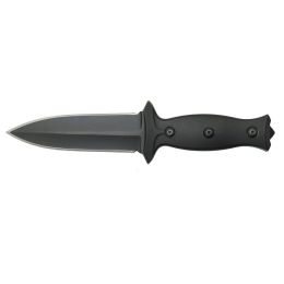 ABKT Boot Fixed Blade 3.5 Blade in Black PVC Handle