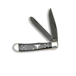 Cattleman Trapper 3.25 in Blade Black Delrin Handle