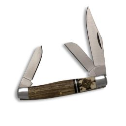 Roper Laredo Stag 2.62 in Blade Stag-Wood Handle