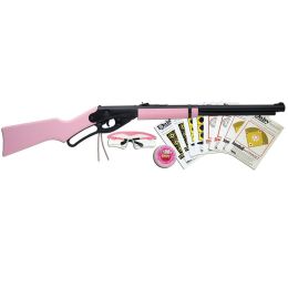 Daisy Lever Action Carbine Shooting Fun Starter Kit - Pink