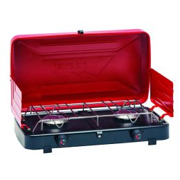 Texsport Compact Propane Stove   Dual Burner  14214