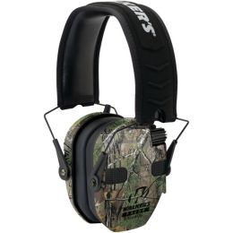 Walkers Game Ear GWP-RSEQM-CMO Razor Series Slim Realtree Xtra Electronic Quad Muff