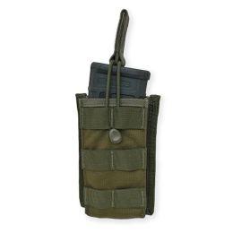Tacprogear Single Rifle Mag Pouch Open Top Olive Drab Green