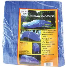 World and Main V1620 Reinforced Plastic Tarp (16ft x 20ft)
