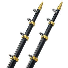 TACO 18 Telescopic Outrigger Poles HD 1-&#189; - Black/Gold