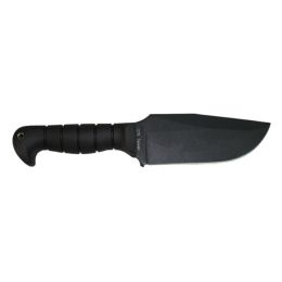 Ka-Bar Warthog Fixed 6.75 in Black Blade Kraton Handle