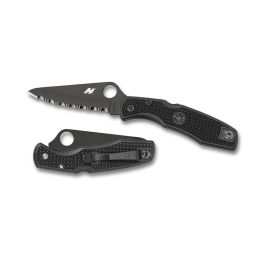 Spyderco Para 3 Folder 3.0 in Black Plain Digi Camo G-10