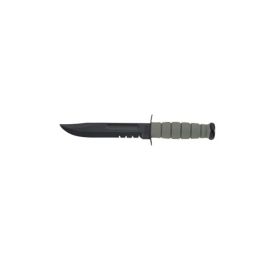 Ka-Bar Full-Size Fixed 7 in Blk Combo Blade Foliage Kraton