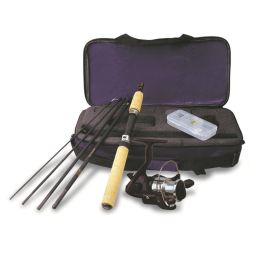 Okuma Voyager Spin Combo/Travel Kit 6Ft Med Lt 5Pc 1BB