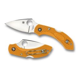 Spyderco Dragonfly Folder 2.25 in Plain Orange FRN Handle