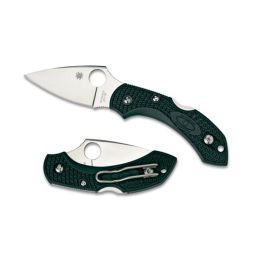 Spyderco Dragonfly 2 Folder 2.25 in ZDP-189 Plain Green FRN