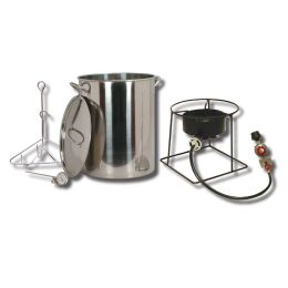 King Kooker #SS1267-30 Qt. Stainless Steel Turkey Fryer Pkg