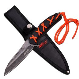 MTech USA 8.5in Fixed Knife with Stonewash 3.7 Blade