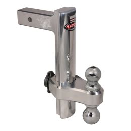 Trimax TRZ12AL Razor 12in Aluminum Adjust Hitch-Dual Ball