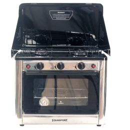 Stansport Propane Outdoor Camp Oven and 2 Burner Range