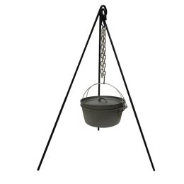 Stansport Cast Iron Cooking Tripod with S Hook