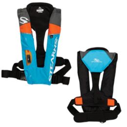 Stearns 1493 A/M - 33g Auto/Manual Inflatable PFD - Blue/Orange/Grey