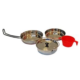 Alpine Mountain Gear Stainless Steel Mess Kit