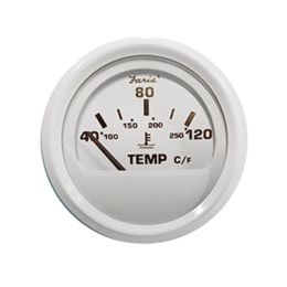 Faria 2 Water Temp Gauge (40 - 120C) Metric - Dress White
