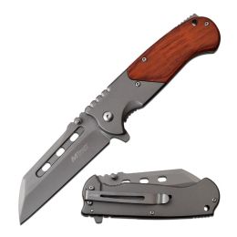 MTech USA Spring Assisted Knife 3.75in Blade 8.5in Open Grey