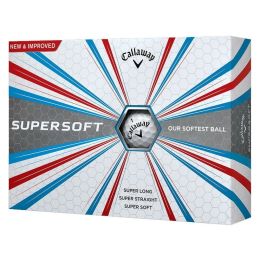 Callaway 2017 Supersoft Golf Balls (One Dozen)-White