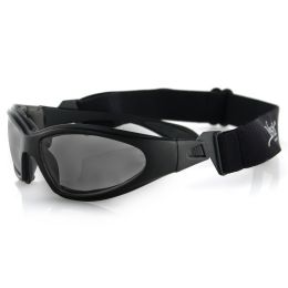 Bobster GXR Sunglasses-Matte Black Frame with Smoked Lens