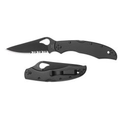Byrd Robin2 Folder 2.4 in Black Plain Blade Black SS Handle