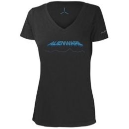 Alienware AWSWDM Space-Age Gaming Gear T-Shirt - Medium - Ladies - Gray